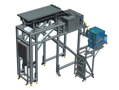 Automated Screw Feeding into NOMOCO Grinder